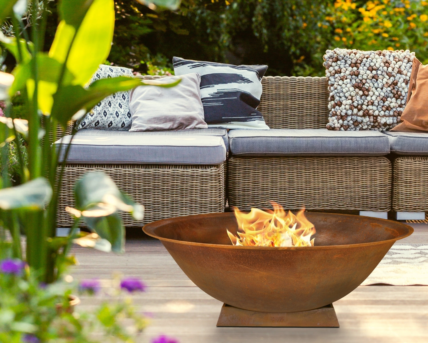 The Sahara Cast Iron Fire Pit Bowl