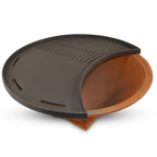 Luna Grill 72cm Cast Iron Fire Pit Grill Plate