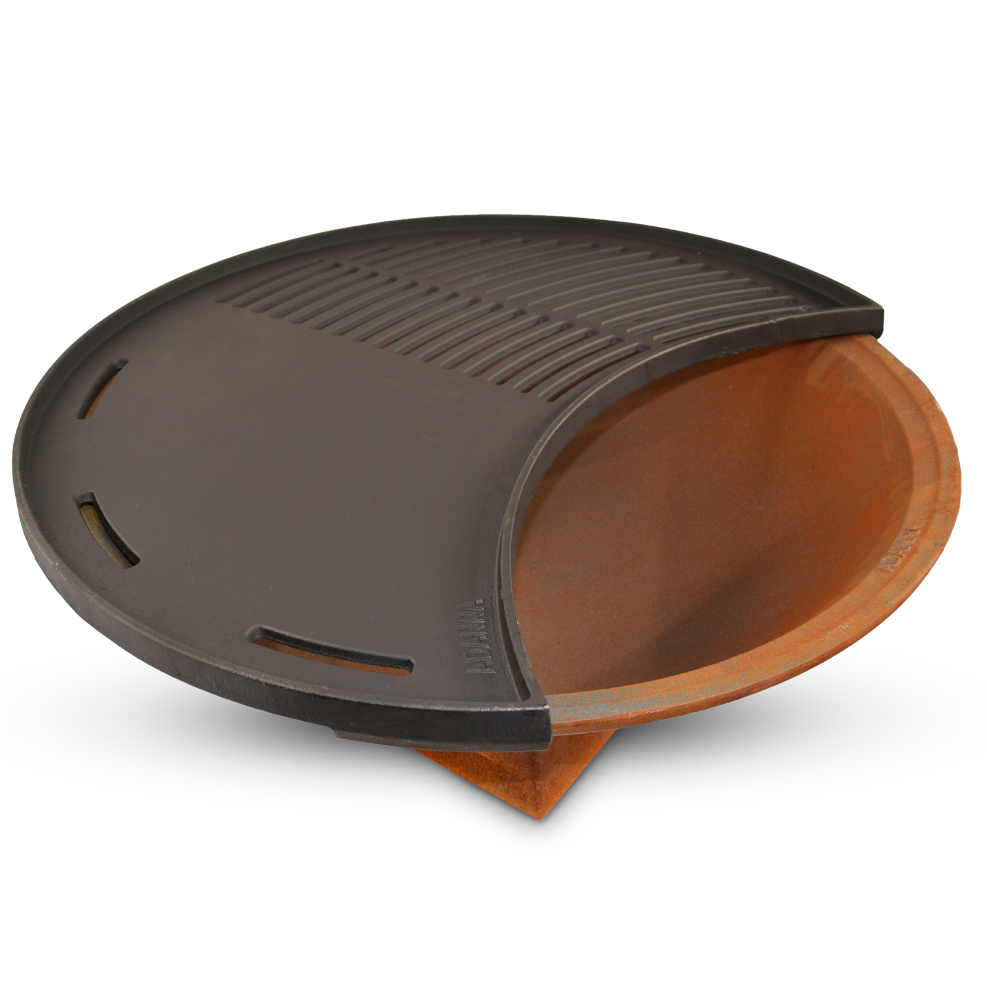 Luna Grill 72cm Cast Iron Fire Pit Grill Plate