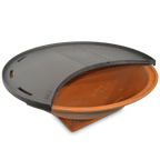 Luna Grill 82cm Cast Iron Fire Pit BBQ Grill Plate