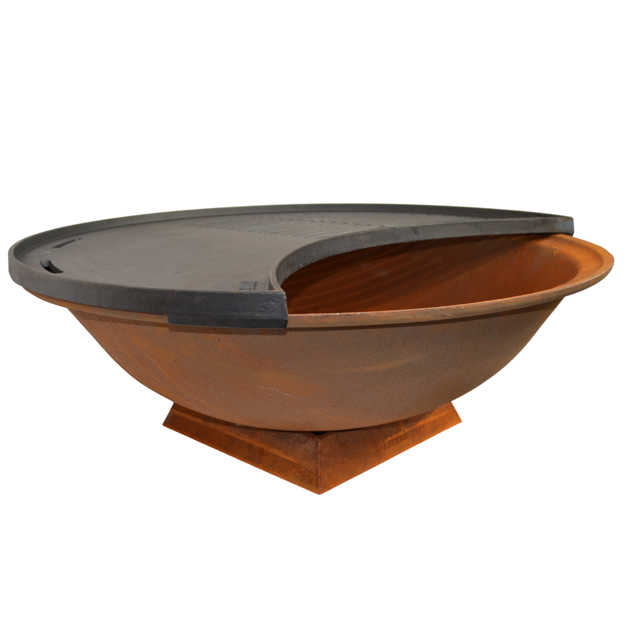 Luna Grill 82cm Cast Iron Fire Pit BBQ Grill Plate