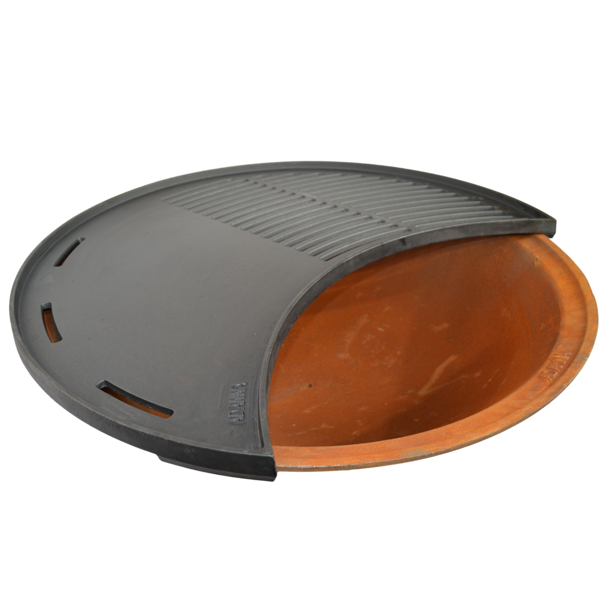 Luna Grill 82cm Cast Iron Fire Pit BBQ Grill Plate