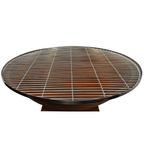 Stainless Steel Outdoor Fire Pit Grill 102cm
