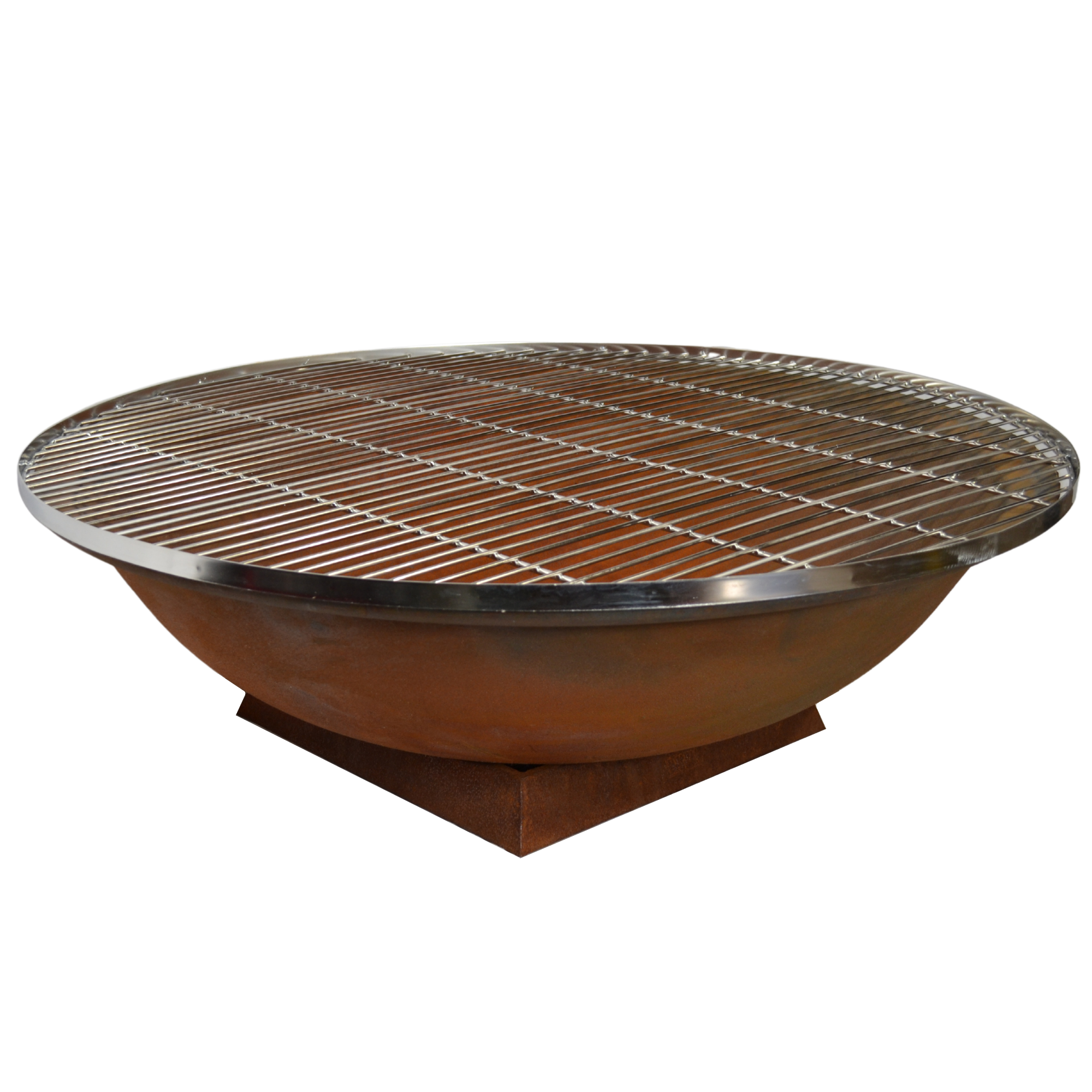 Stainless Steel Outdoor Fire Pit Grill 102cm