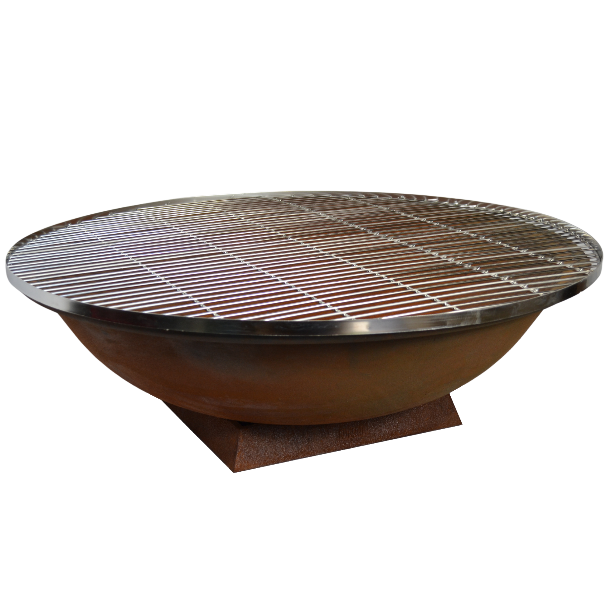 Stainless Steel Outdoor Fire Pit Grill 102cm