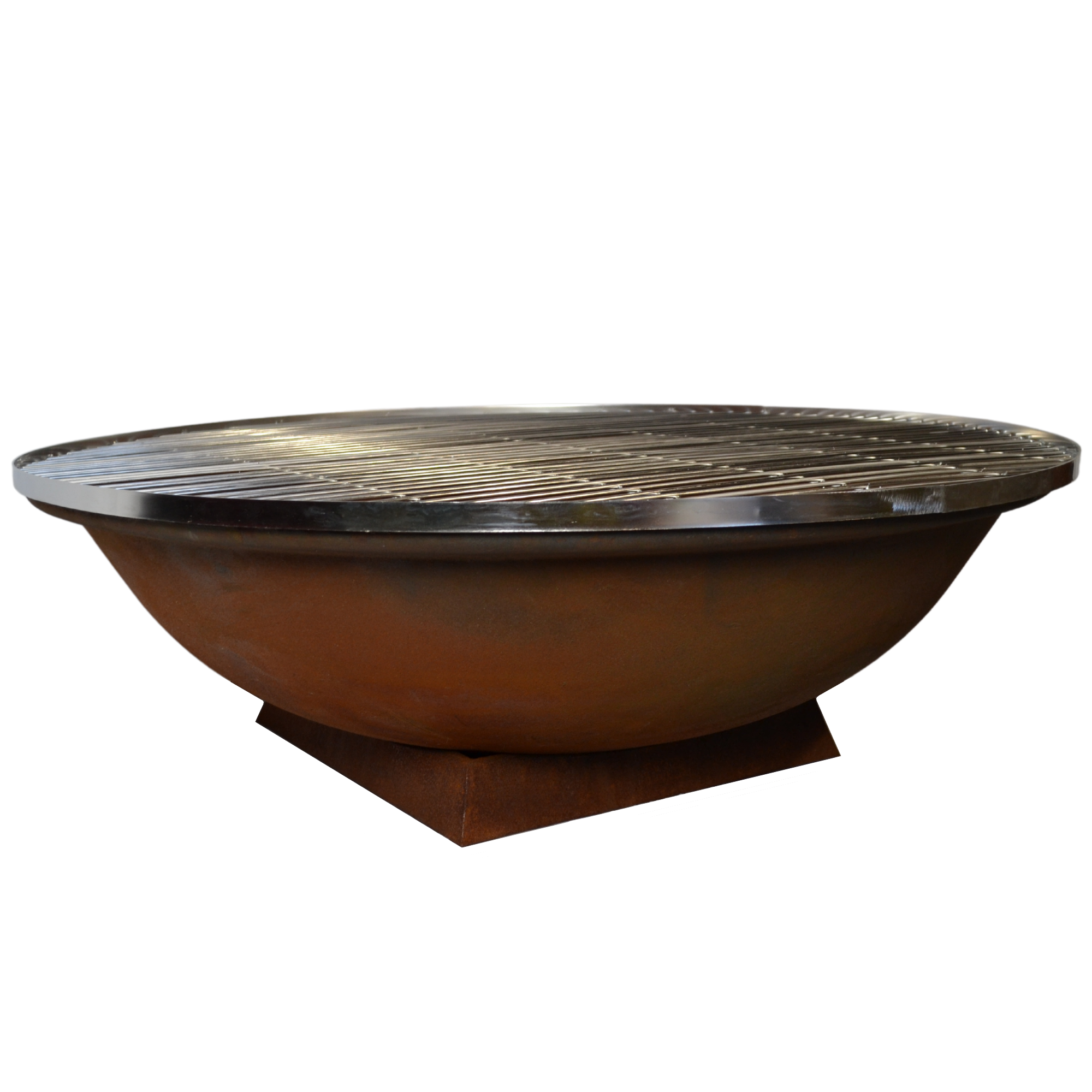 Stainless Steel Outdoor Fire Pit Grill 102cm