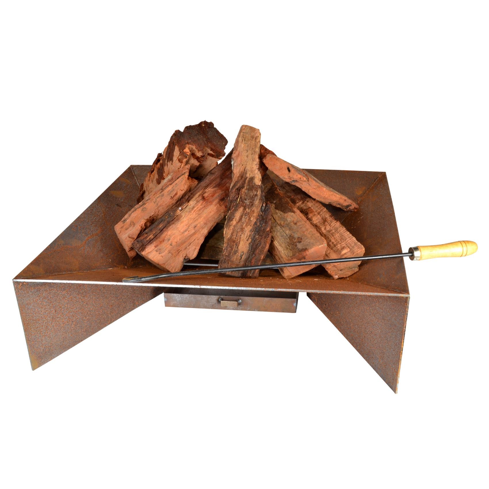 Etna 56cm Contemporary Steel Fire Pit - Outdoor Fire Pits Australia