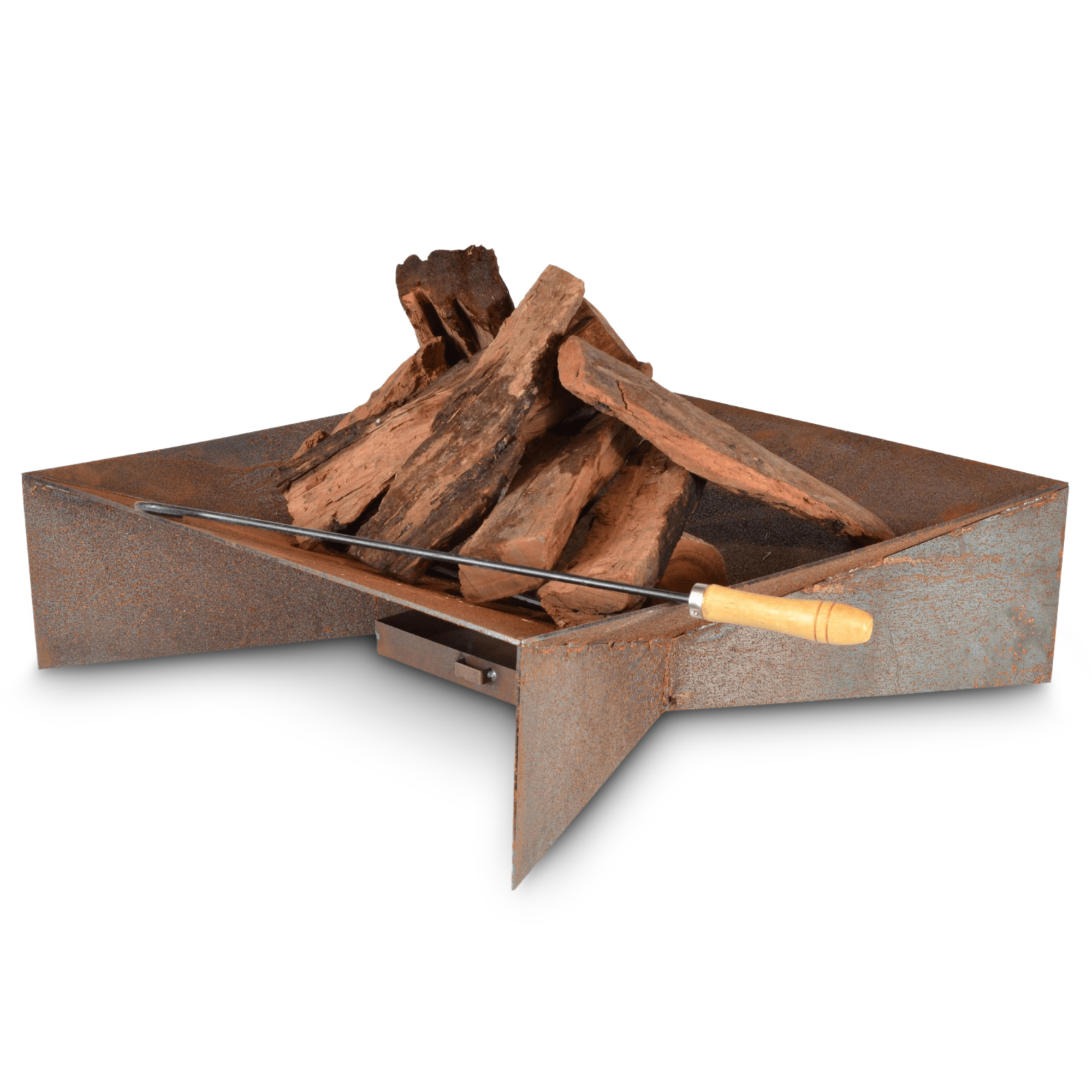 Nova 70cm Contemporary Steel Outdoor Fire Pit - Adanna Fire Pits Australia