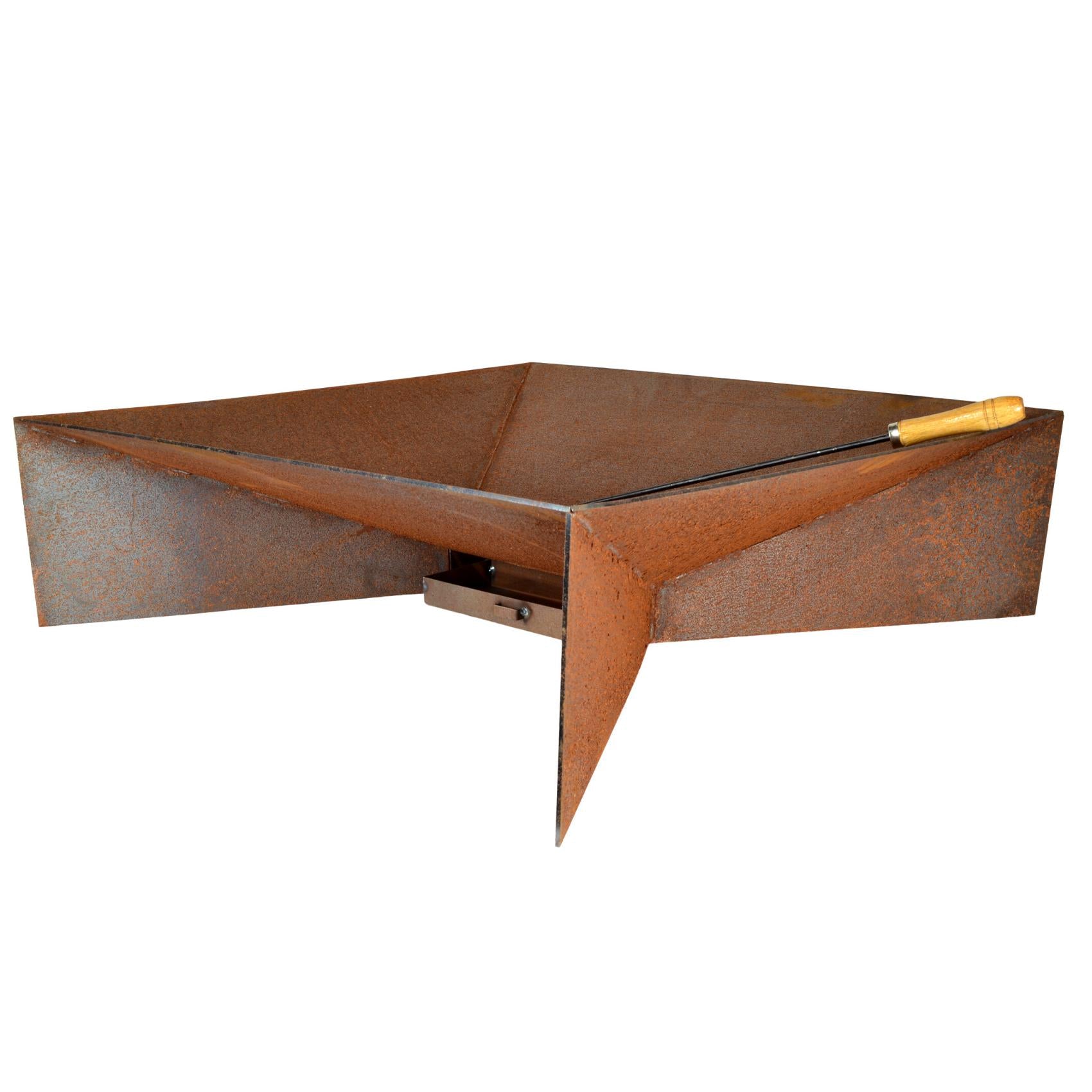 Nova 70cm Contemporary Steel Outdoor Fire Pit - Adanna Fire Pits Australia