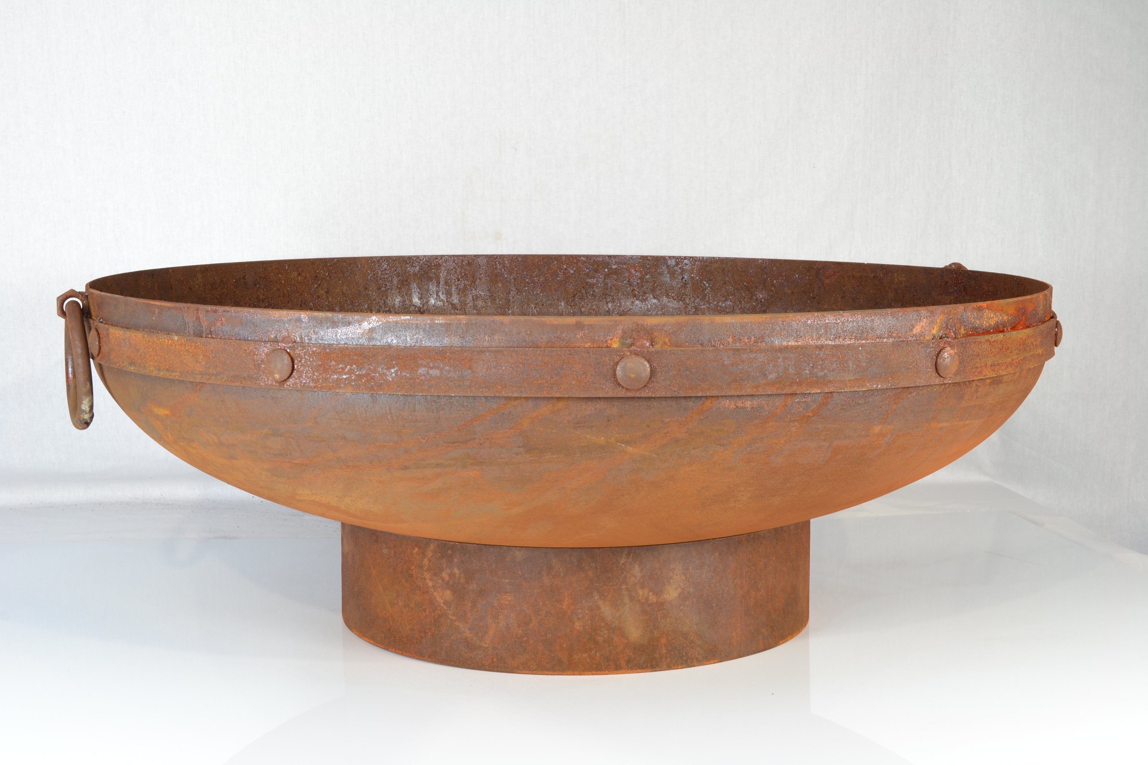 Rani 80cm Traditional Steel Outdoor Fire Pit - Adanna Fire Pits Australia
