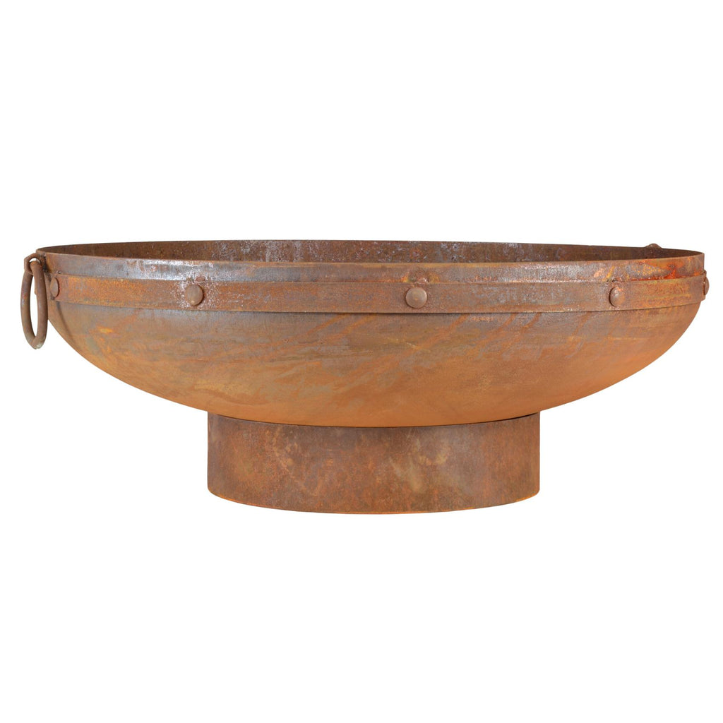 Rani 80cm Traditional Steel Outdoor Fire Pit - Adanna Fire Pits Australia