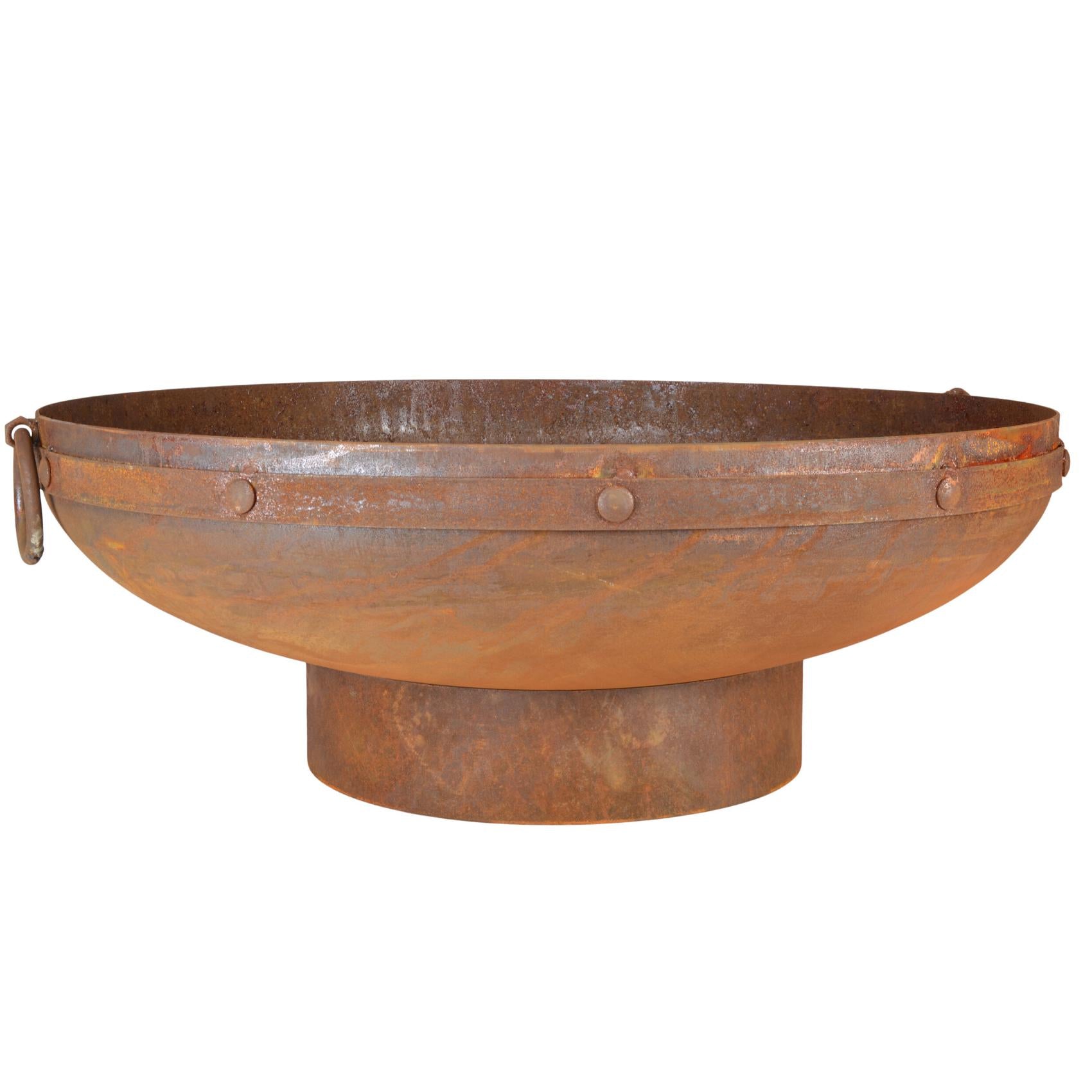 Rani 80cm Traditional Steel Outdoor Fire Pit - Adanna Fire Pits Australia
