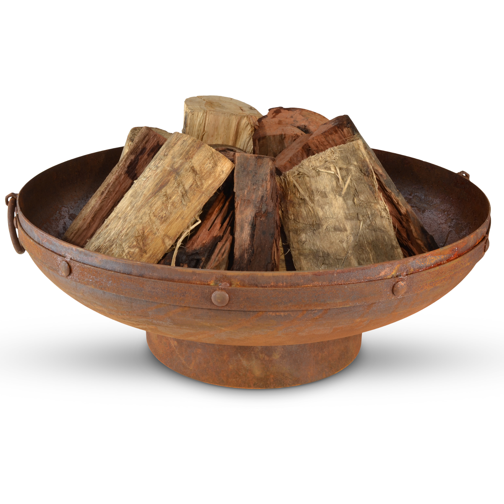 Rani 80cm Traditional Steel Outdoor Fire Pit - Adanna Fire Pits Australia