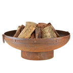 Rani 80cm Traditional Steel Outdoor Fire Pit - Adanna Fire Pits Australia