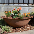 Sahara 100cm Classic Cast Iron Fire Pit - Outdoor Fire Pit