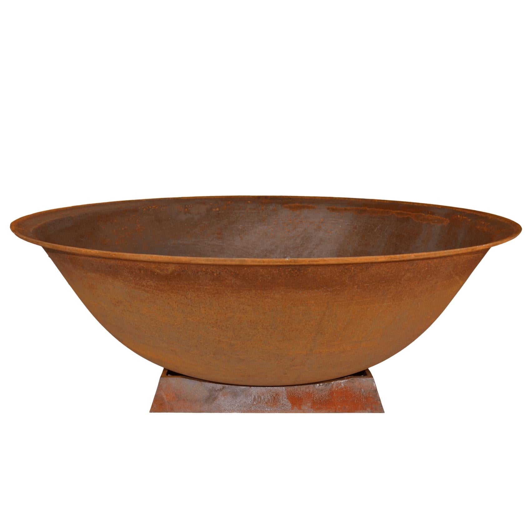 Sahara 100cm Cast Iron Fire Pit - Large Outdoor Fire Pit