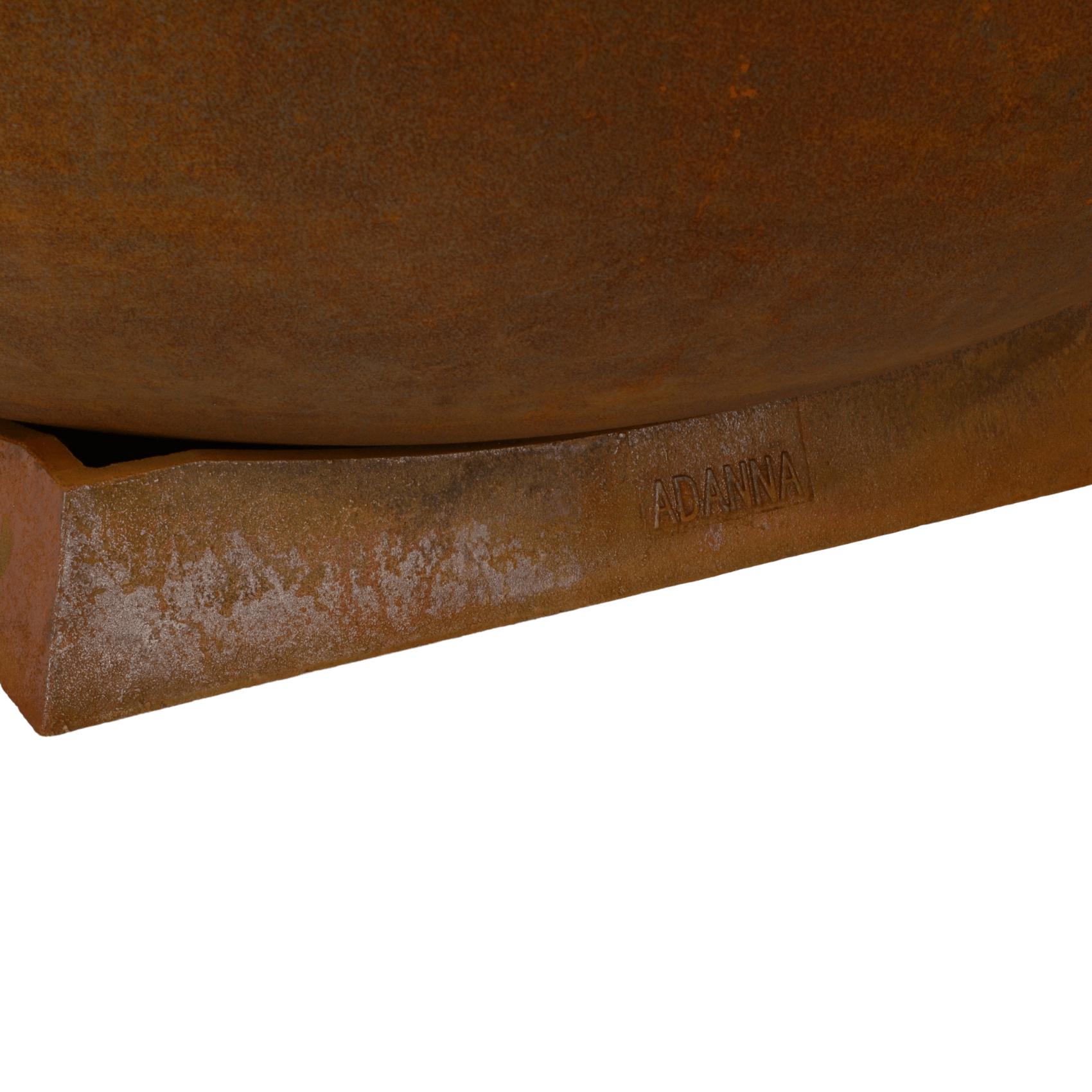 Sahara 100cm Cast Iron Fire Pit - Large Outdoor Fire Pit