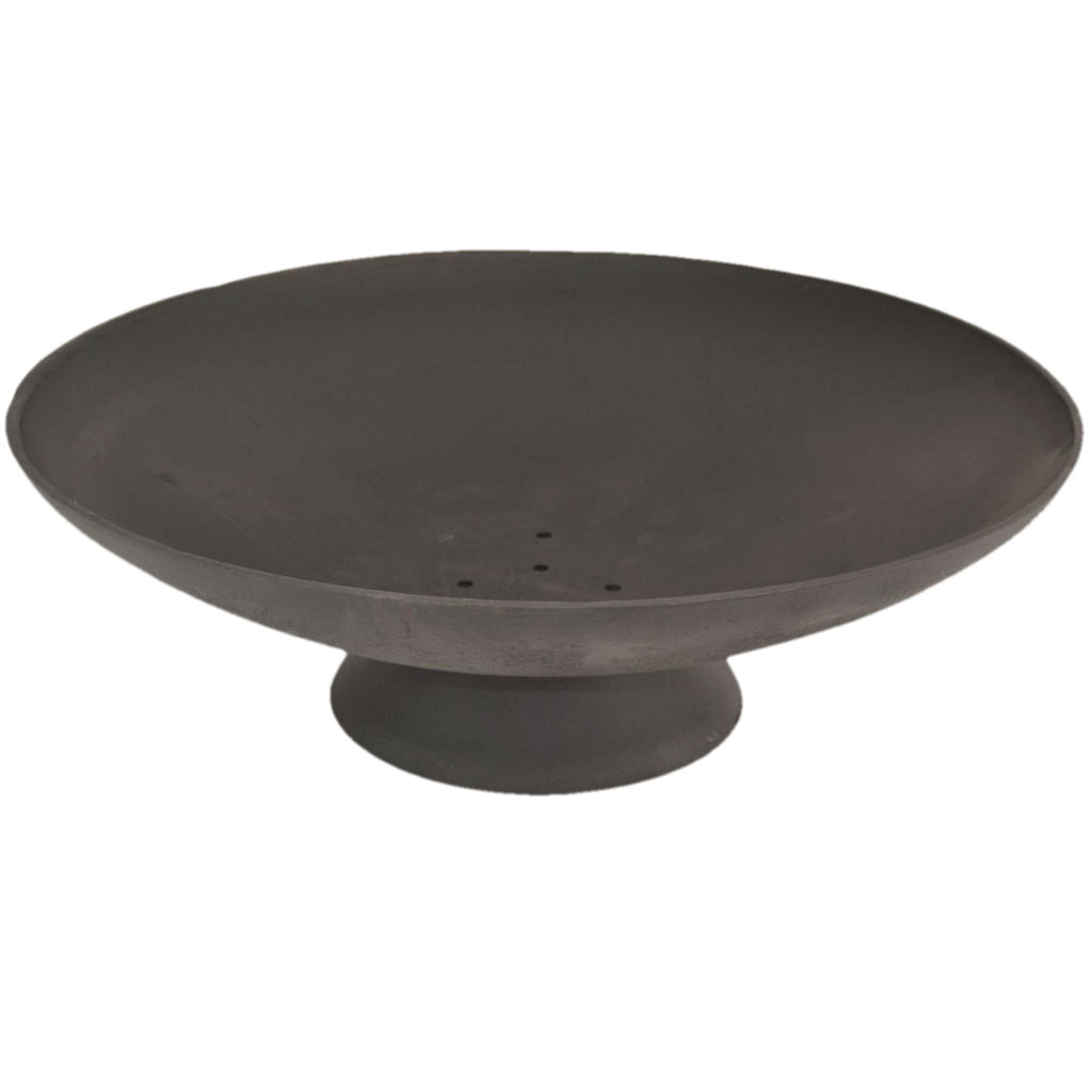Tucson 78cm Elegant Cast Iron Fire Pit - Black - Large Outdoor Fire Pit