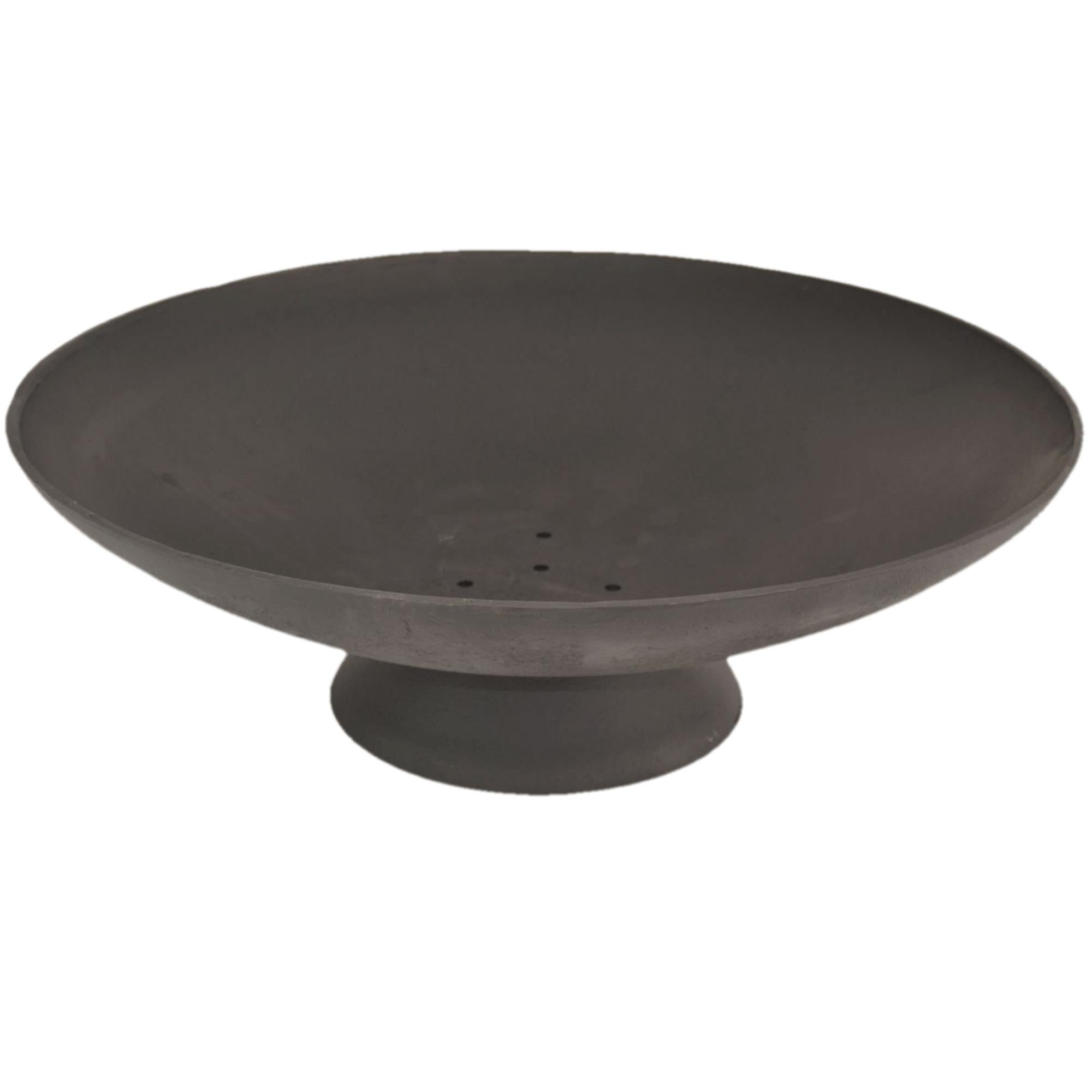 Tucson 78cm Elegant Cast Iron Fire Pit - Black - Large Outdoor Fire Pit